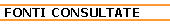 Fonti consultate